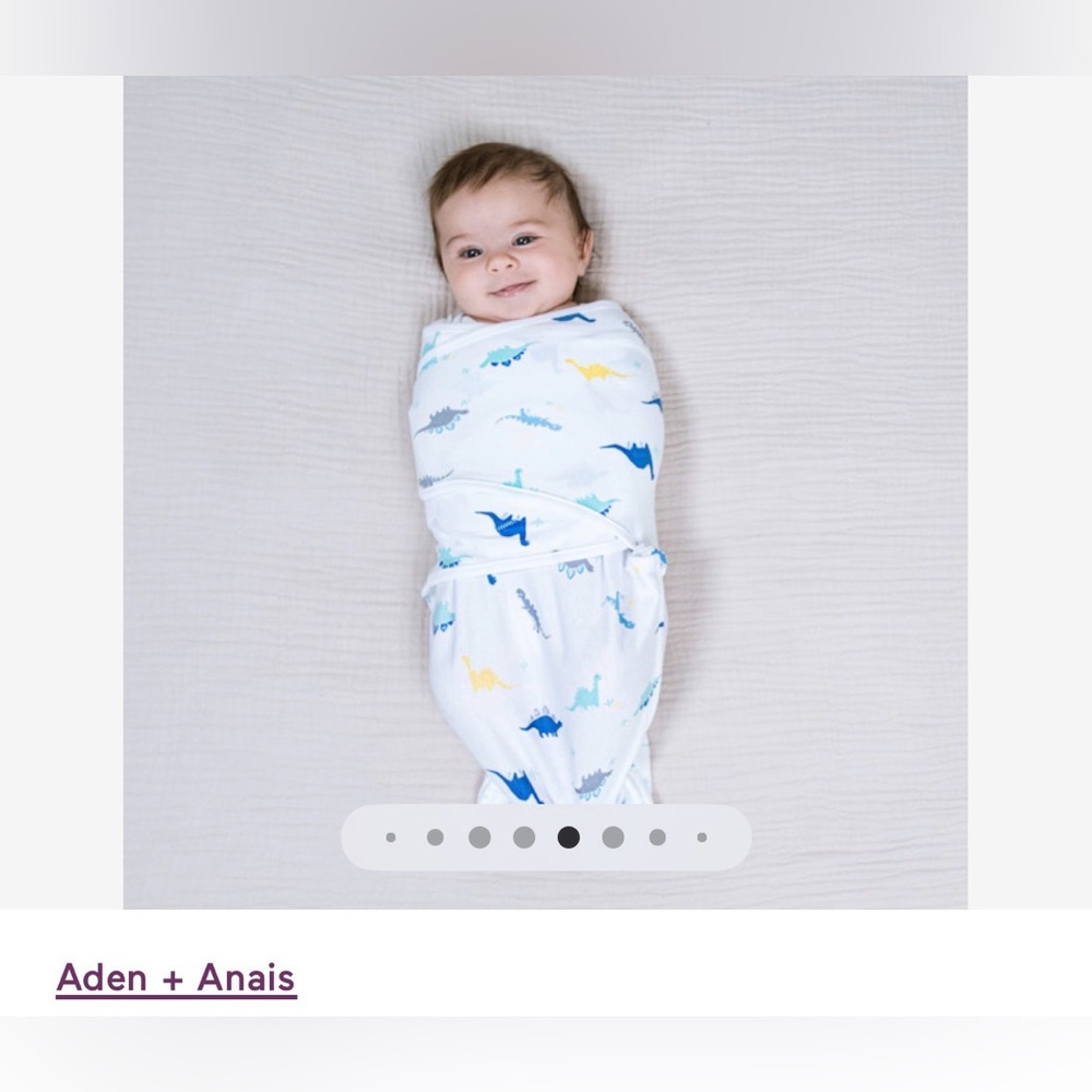 aden + anais cotton wrap swaddles 0-3 months